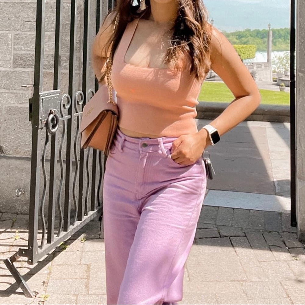 REVAMPED Blush Bandage Crop Top